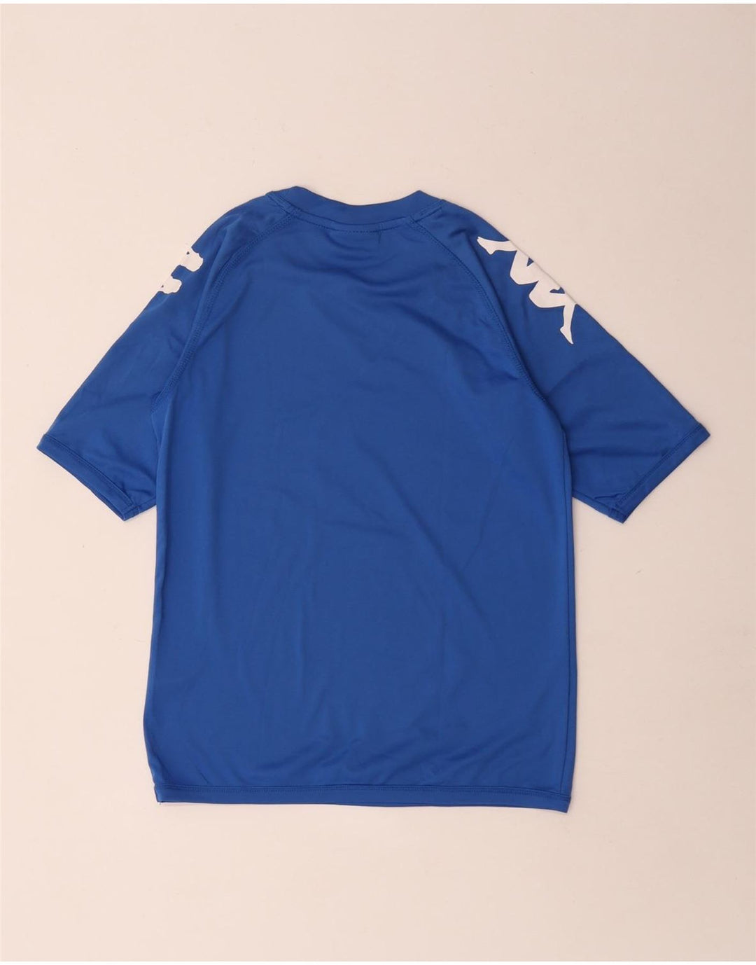 Chłopięcy T-shirt z grafiką Kappa 11-12 lat, niebieski poliester