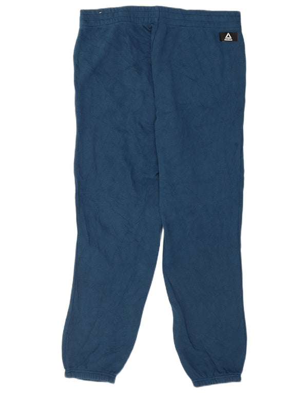 Damskie spodnie dresowe Reebok Joggers UK 14, duże, granatowe, bawełniane