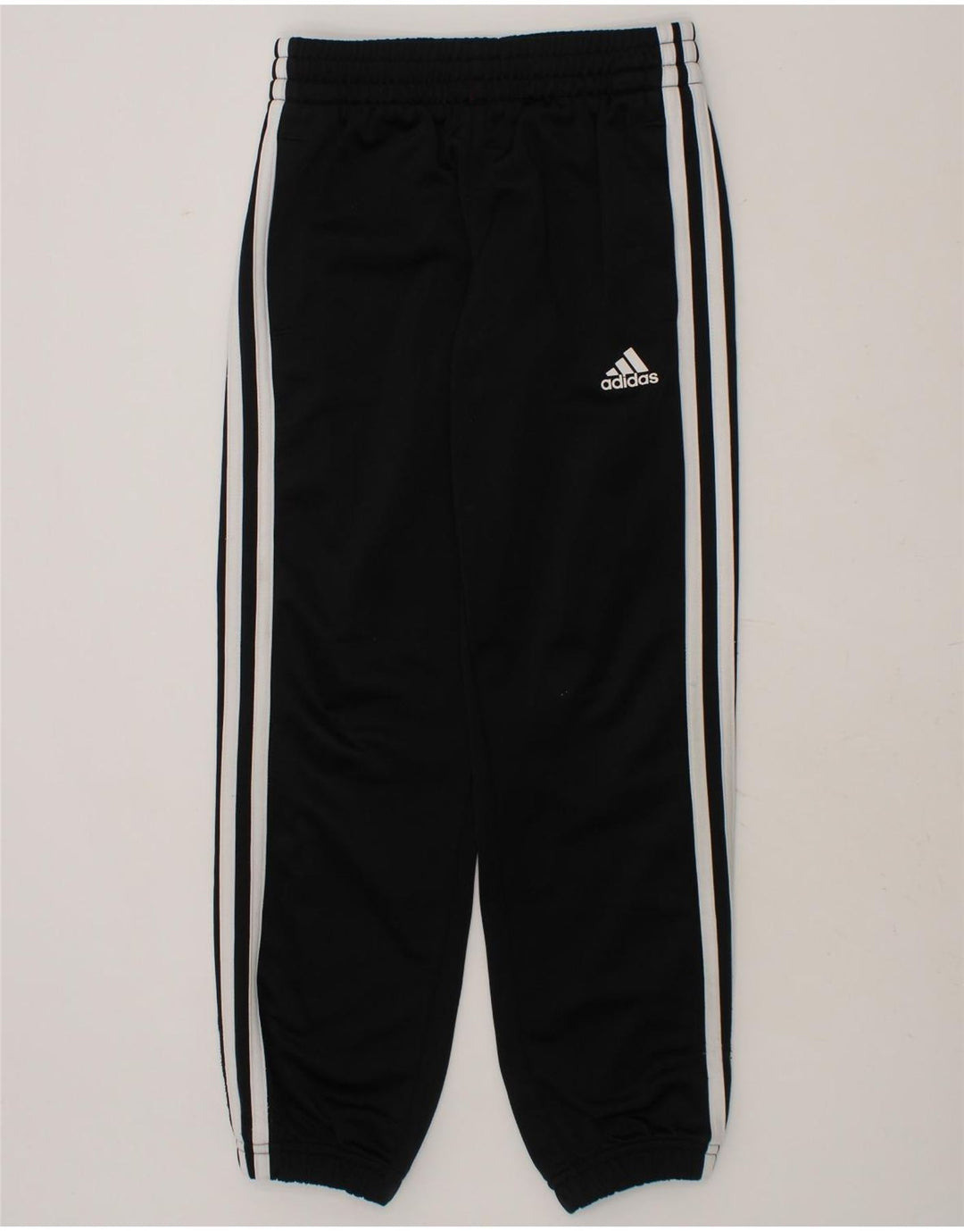 ADIDAS Boys Tracksuit Trousers Joggers 5-6 Years  Black Polyester Vintage Adidas and Second-Hand Adidas from Messina Hembry 