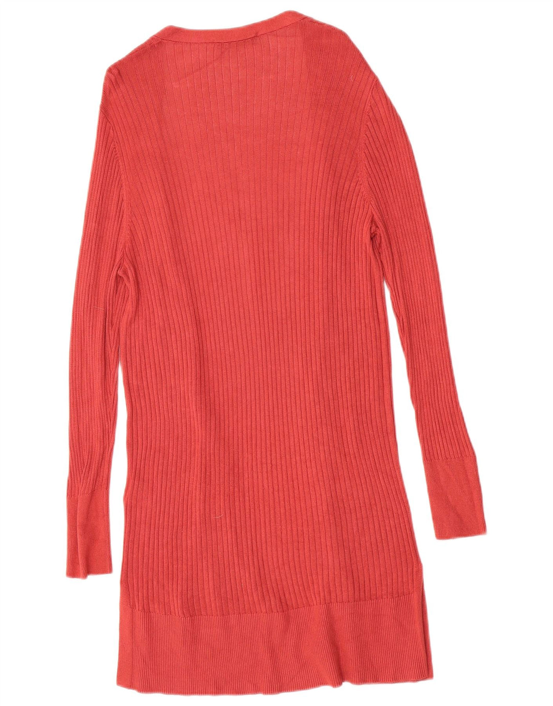 Damski sweter rozpinany Oasis Longline, UK 12, średni czerwony, wiskoza