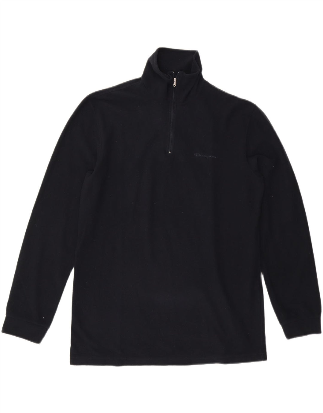 Męski sweter polarowy CHAMPION XL granatowy, poliestrowy, zapinany na zamek