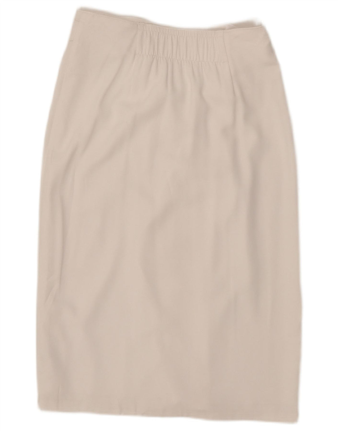 MARKS & SPENCER Damska prosta spódnica UK 12 Medium W30 Biały poliester