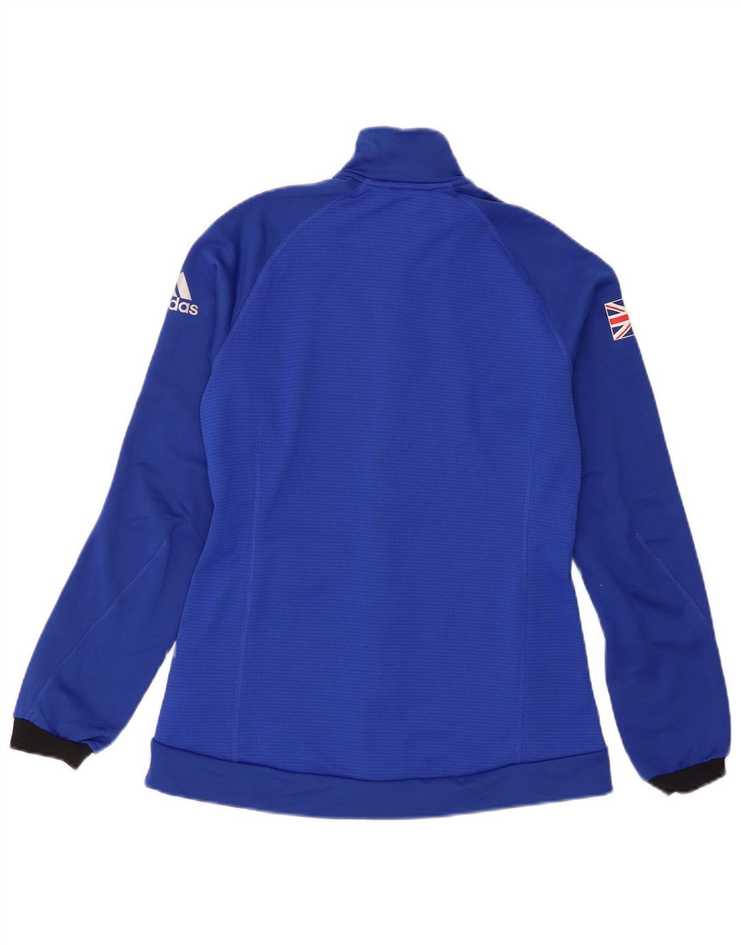 Damska bluza dresowa Adidas UK 12 Średni niebieski poliester