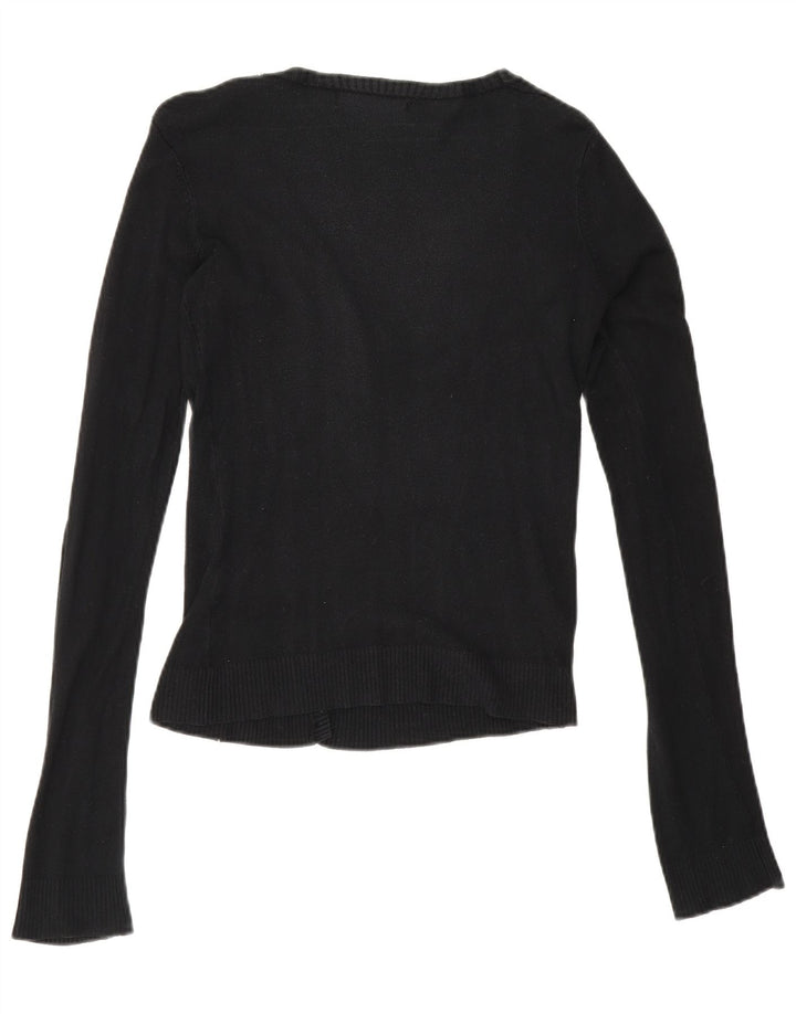 Sweter damski Zara Cardigan UK 10 Small Black Rayon