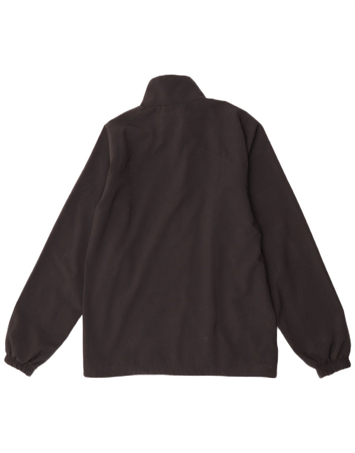 Męska kurtka dresowa Reebok, mała, czarna, z poliestru w blokach kolorów