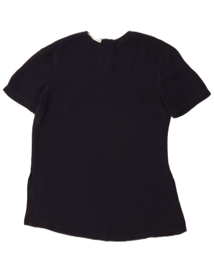Bluzka damska EMPORIO ARMANI Top UK 12 Średni Granatowy