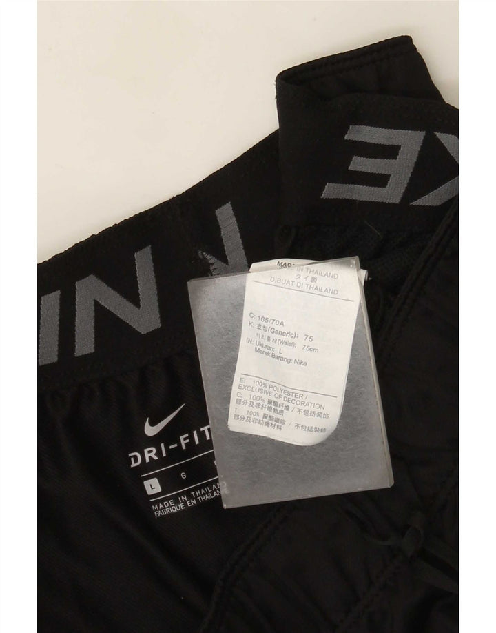 Damskie spodenki sportowe Nike Dri Fit UK 16, duże, czarne, poliestrowe
