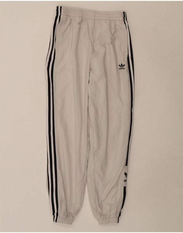 Damskie spodnie dresowe Adidas Joggers UK 10 Small White Nylon