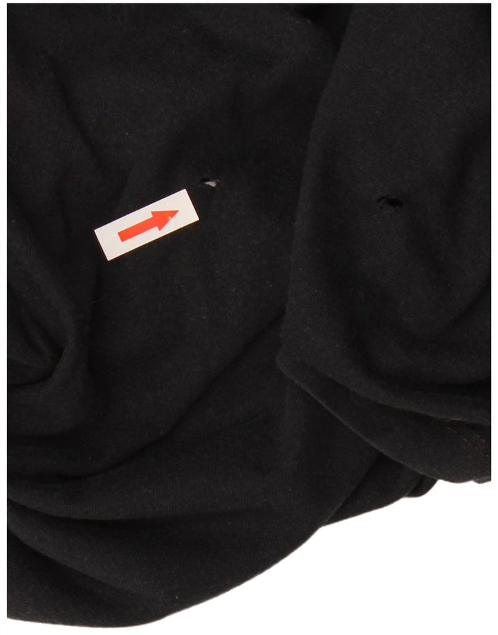 T-shirt damski VANS, UK 18 XL, czarny, bawełniany