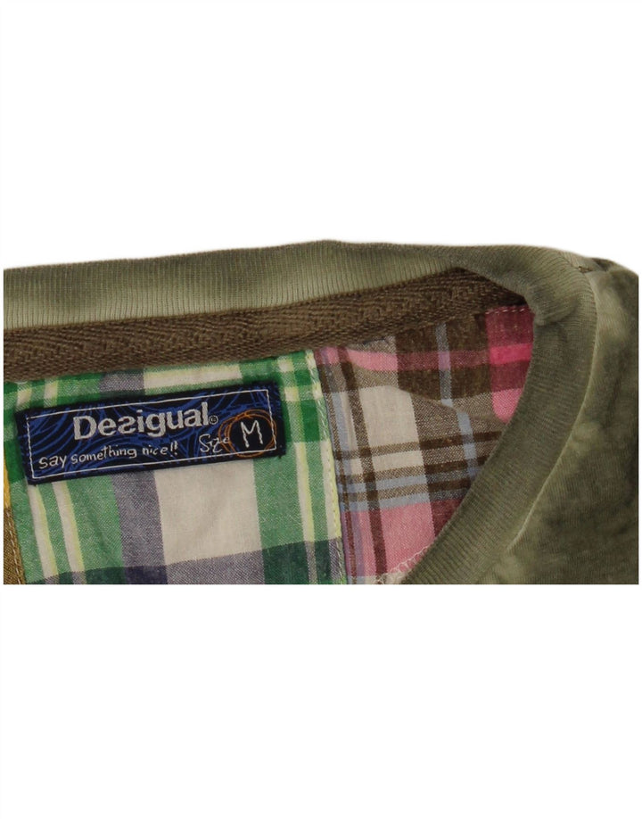 Męski T-shirt z grafiką Desigual Top Medium Khaki