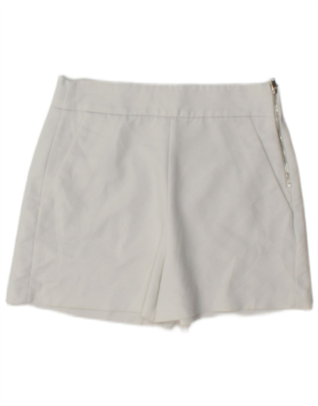 Damskie spodenki chino Zara XS W24, biały poliester