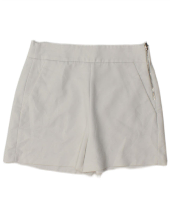 Damskie spodenki chino Zara XS W24, biały poliester