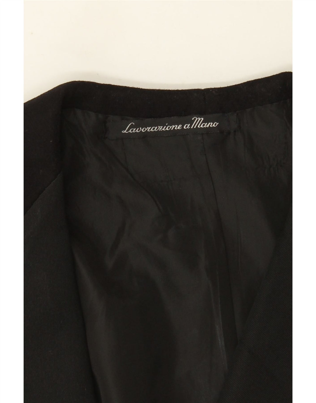 Vintage męska marynarka zapinana na 1 guzik UK 36 Small Black