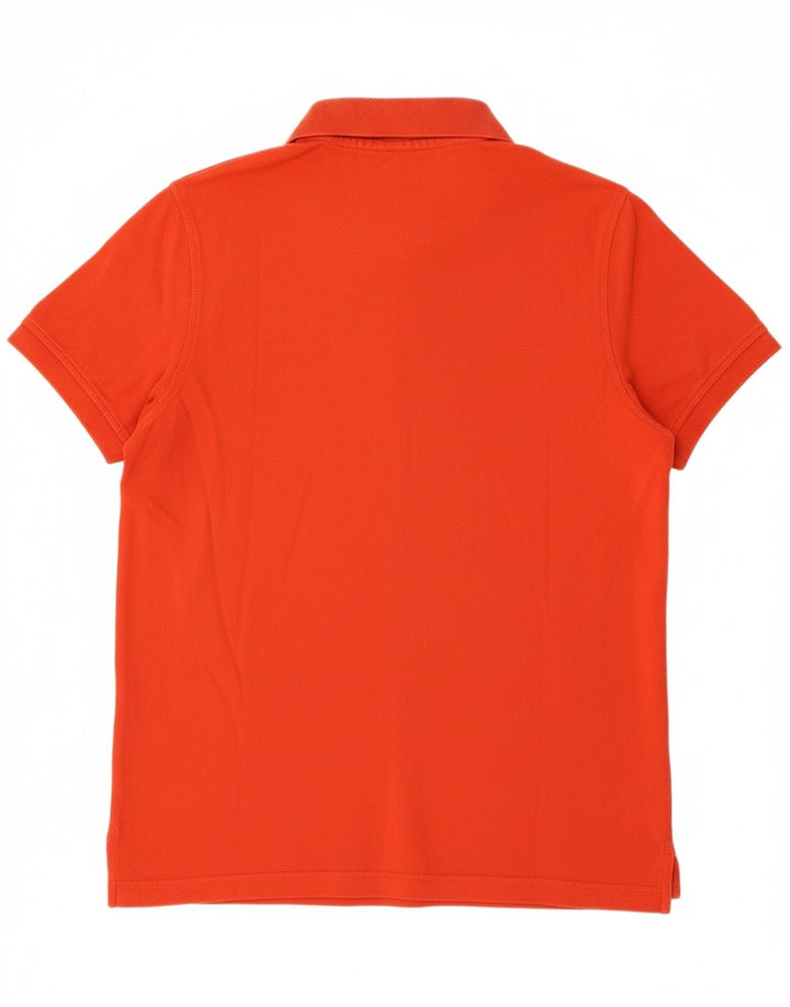 TOMMY HILFIGER Mens Regular Fit Polo Shirt Medium Red Cotton