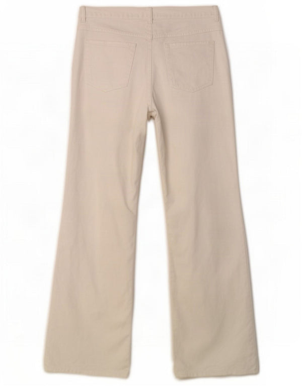 Dżinsy damskie Marks & Spencer Bootcut UK 14 Medium W34 L30 Biała bawełna