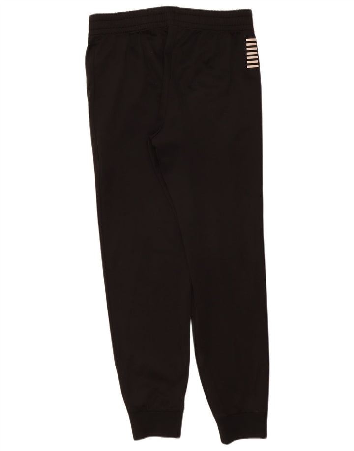Męskie spodnie dresowe Emporio Armani Joggery, duże, czarne, poliestrowe