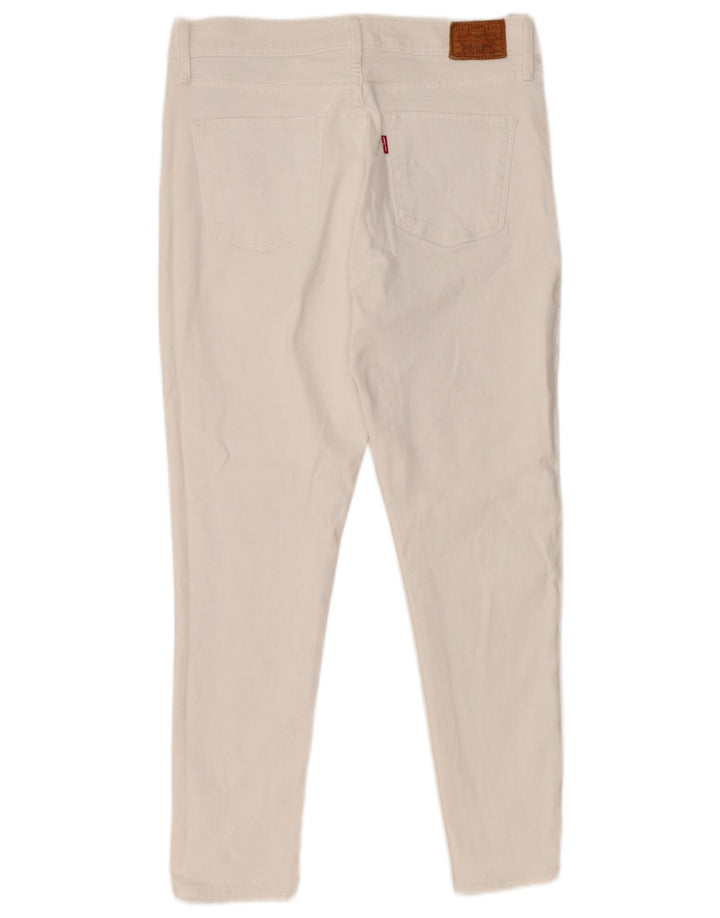 Damskie jeansy LEVI'S 311 Shaping W29 L26 Biała bawełna