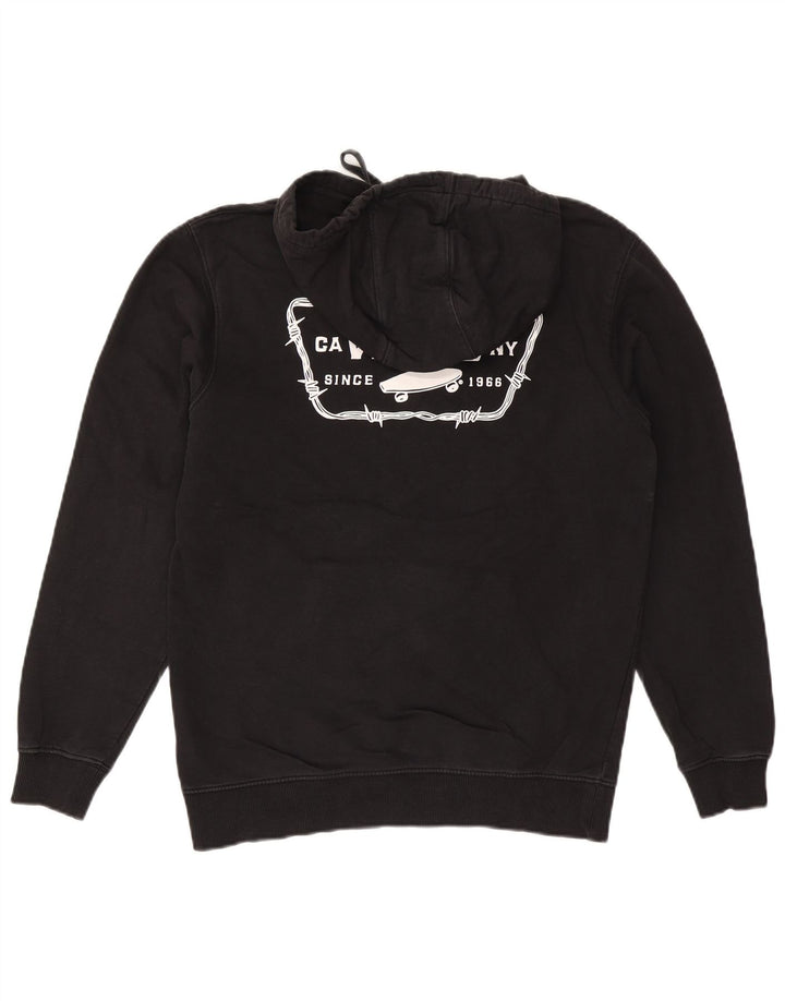 Męski sweter z kapturem Vans z grafiką, mały, czarny, bawełniany
