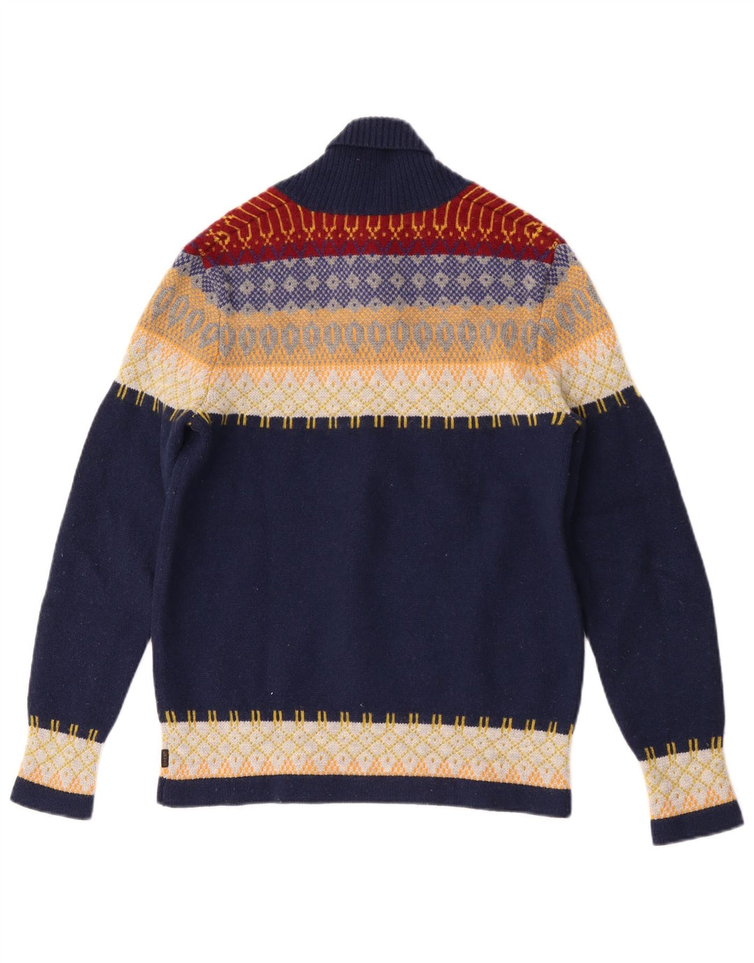 Męski sweter Levi's z szalowym dekoltem, średni granat, blok kolorów