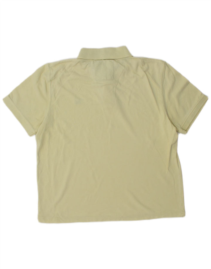 Męska koszulka polo CREW CLOTHING w kolorze średniożółtym