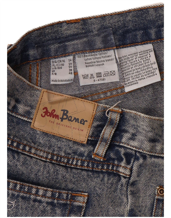 Męskie spodenki jeansowe John Baner W38 XL, niebieskie, bawełniane