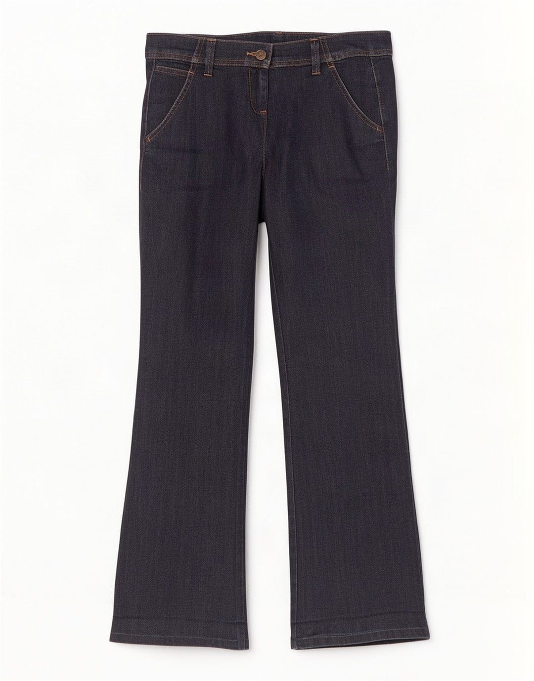 Damskie jeansy rozkloszowane Benetton IT 42 Medium W30 L31 Granatowe
