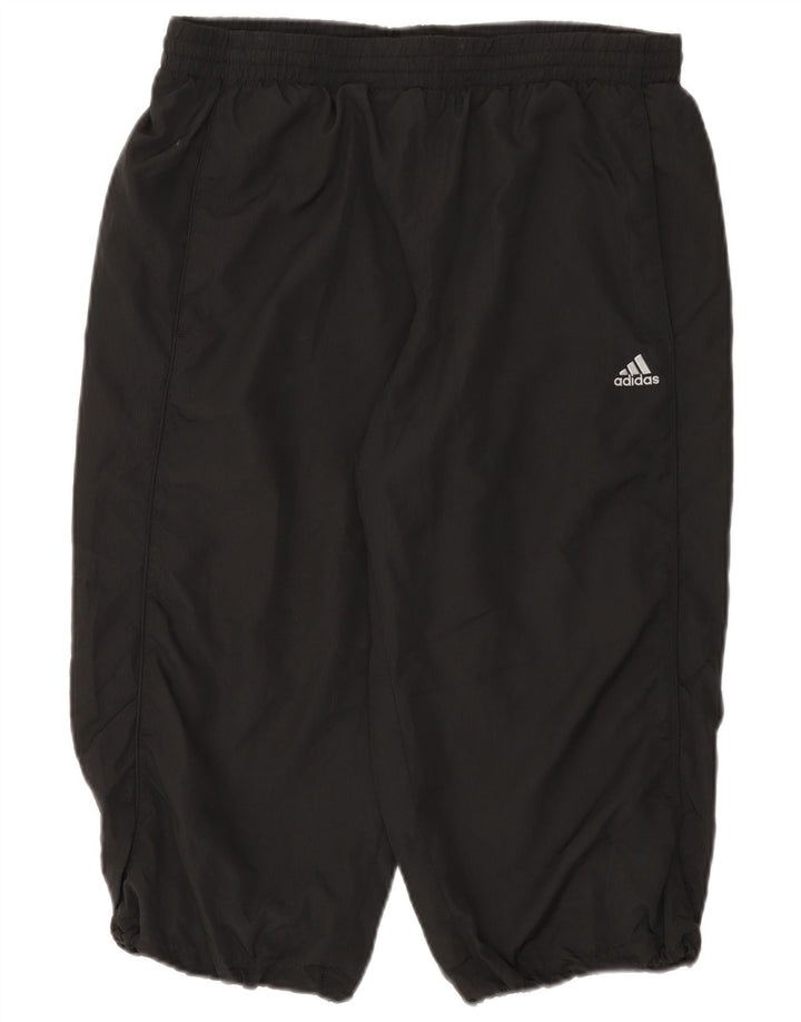 Męskie spodnie dresowe Adidas Clima 365 Capri, średni czarny poliester