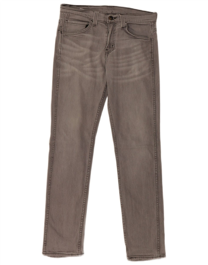 Damskie jeansy LEVI'S 511 Slim W30 L32 Szara bawełna