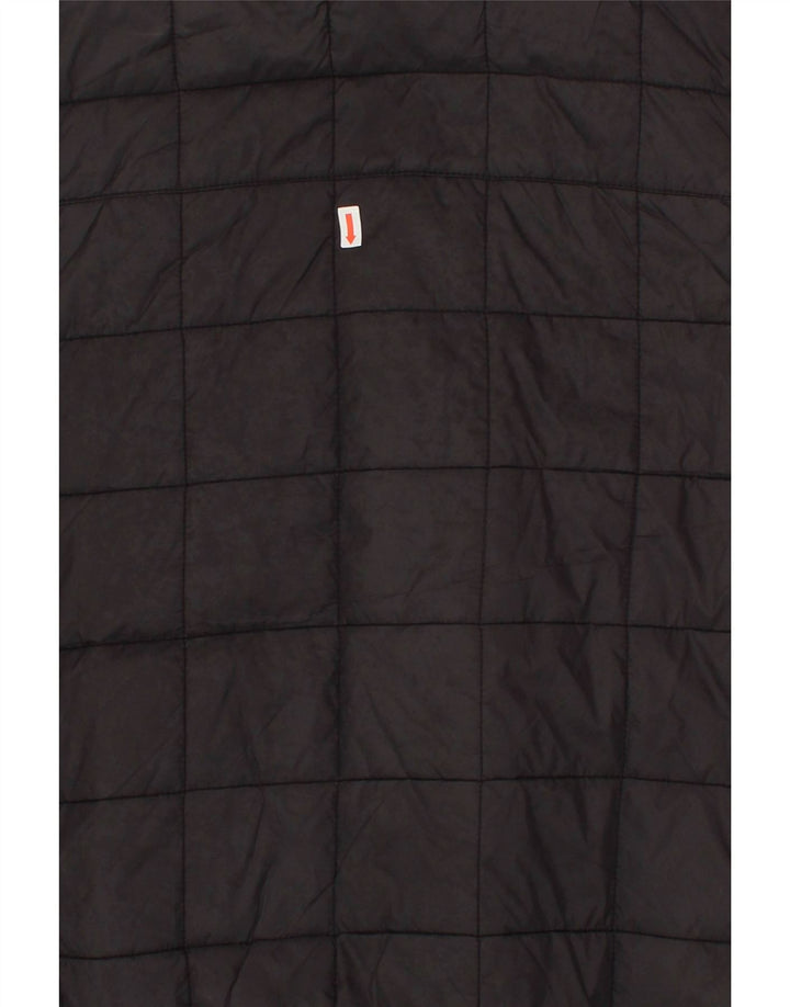 JACK WILLS Mens Padded Gilet UK 38 Medium Black Nylon Vintage Jack Wills and Second-Hand Jack Wills from Messina Hembry 
