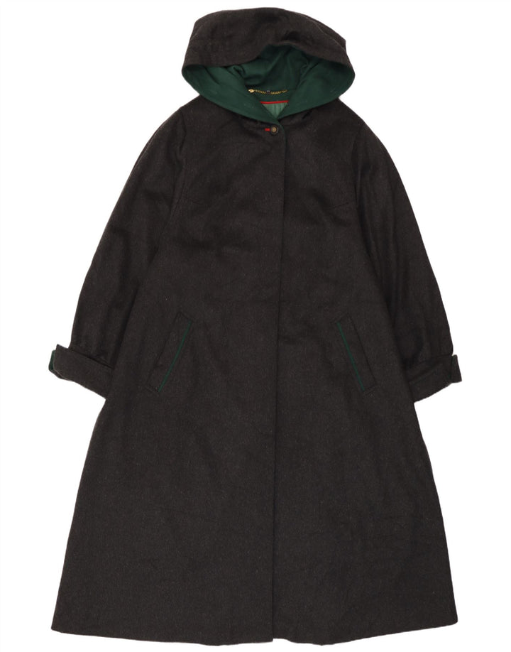 Damski płaszcz oversize z kapturem Yessica EU 44 XL, szara wełna