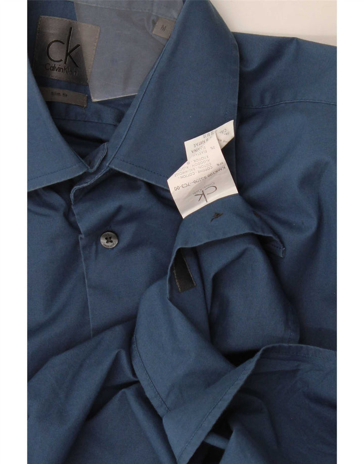 Koszula męska Calvin Klein Slim Fit, średnioniebieska, bawełniana