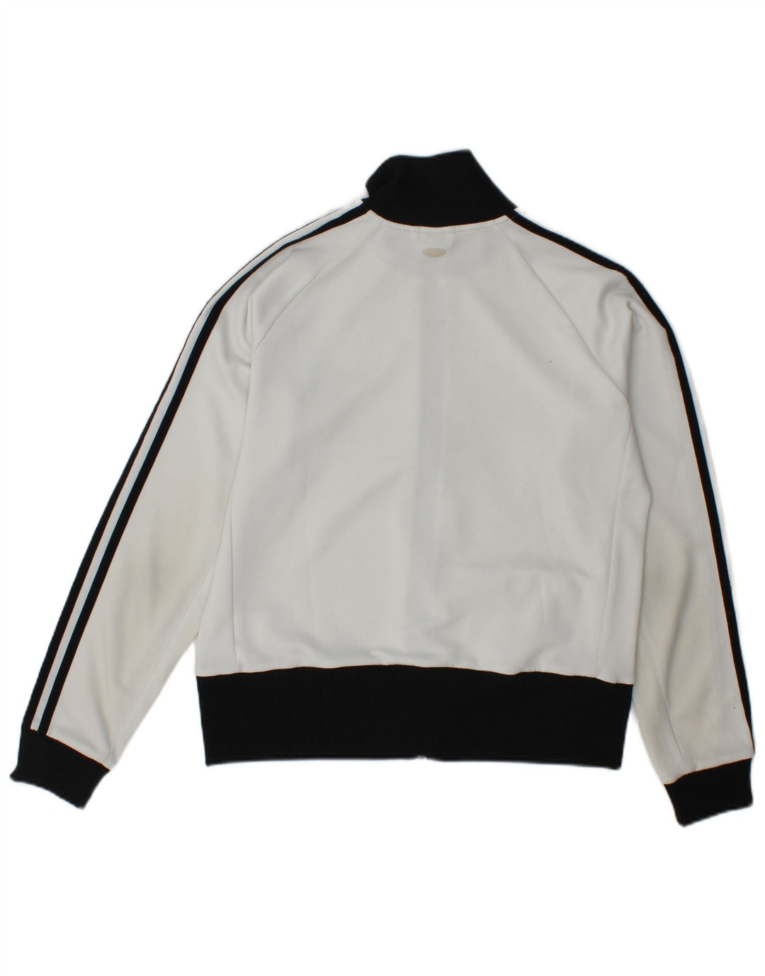 Damska bluza dresowa Adidas UK 18 XL Biały poliester z blokami kolorów