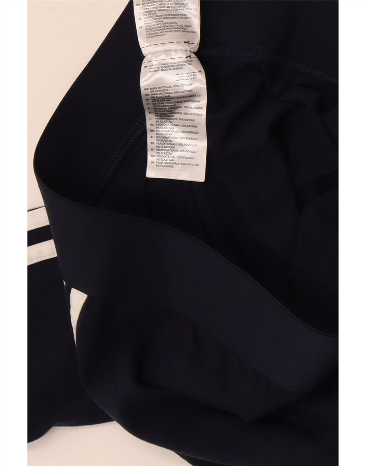 Legginsy damskie Adidas UK 12/14 Średni granatowy, bawełniany