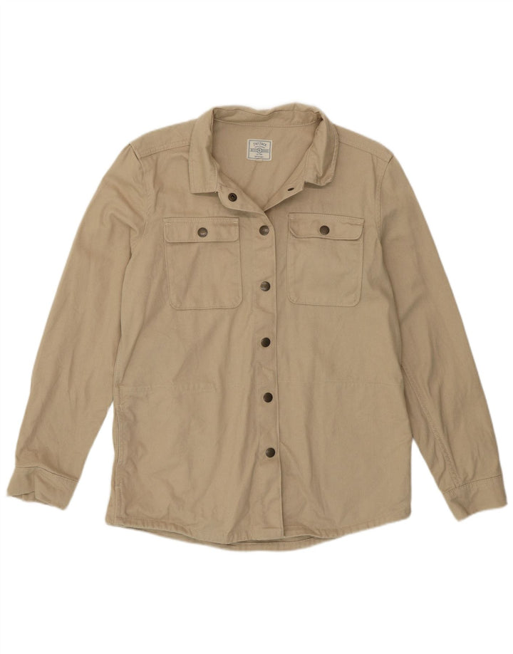 Damska koszula oversize FAT FACE UK 10 Small, beżowa, bawełniana