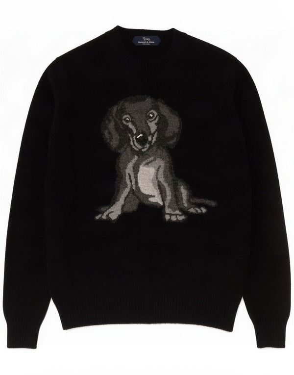 Damski sweter z okrągłym dekoltem Harmont & Blaine UK 10 Mały czarny