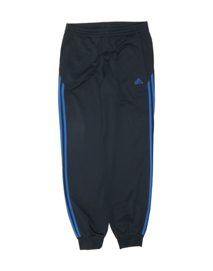 ADIDAS Mens Tracksuit Trousers Joggers Medium  Navy Blue Vintage Adidas and Second-Hand Adidas from Messina Hembry 