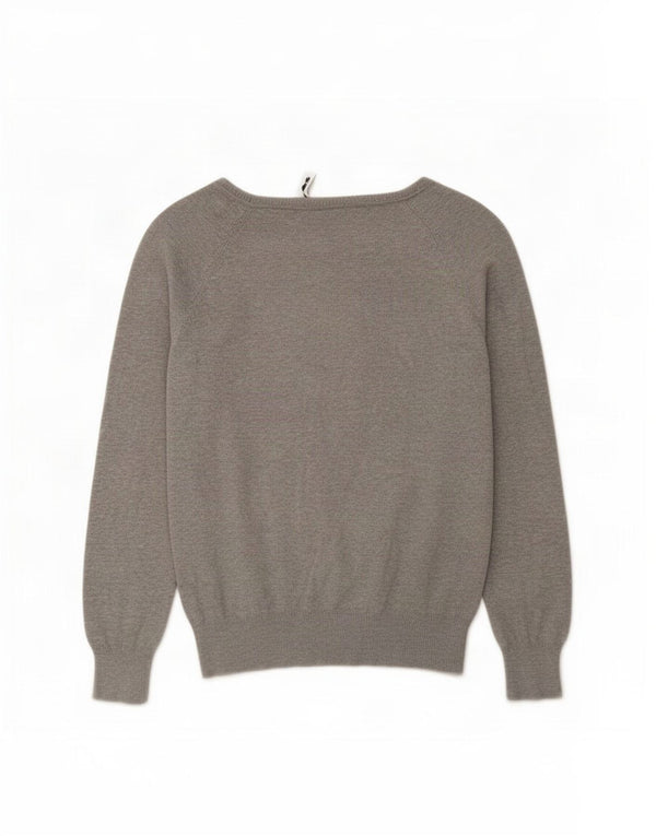 Sweter damski Zara Cardigan UK 16, duży, szary, bawełniany
