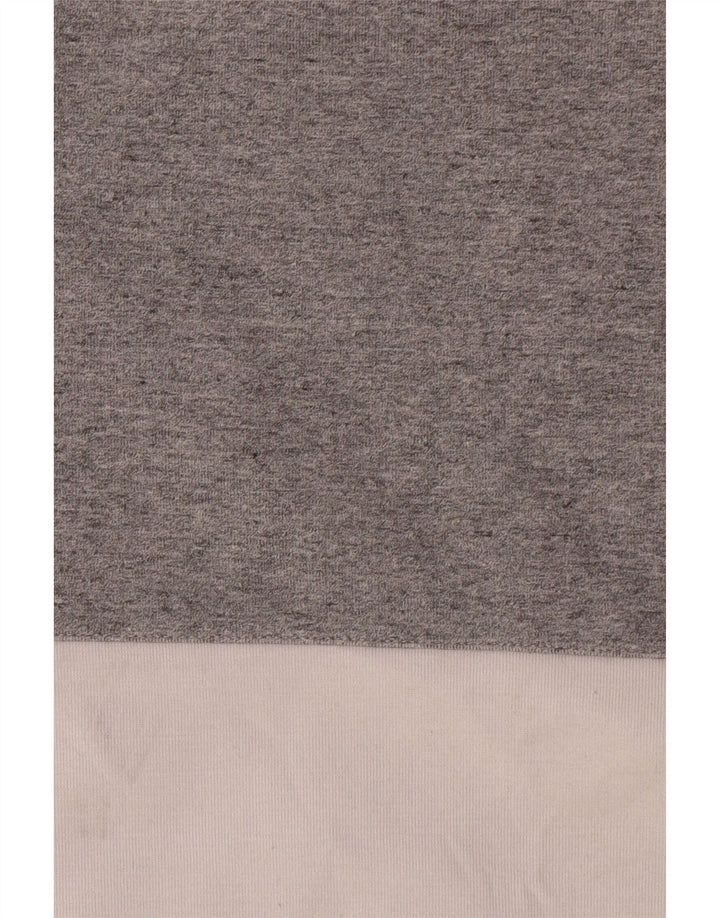 Bluza męska Polo Ralph Lauren, duża, szara, z blokami kolorów, poliester