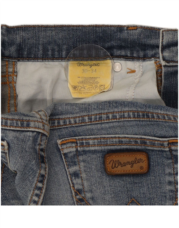 Damskie jeansy Wrangler Straight W30 L28 Niebieskie