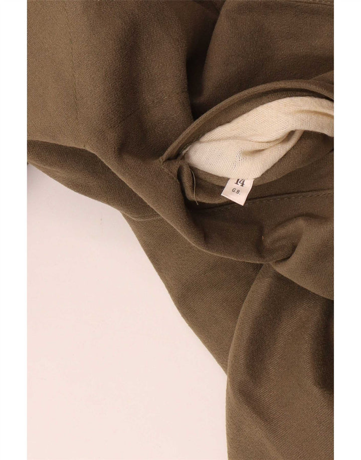 Płaszcz damski Dannimac Sherpa UK 14, duży, khaki, poliester