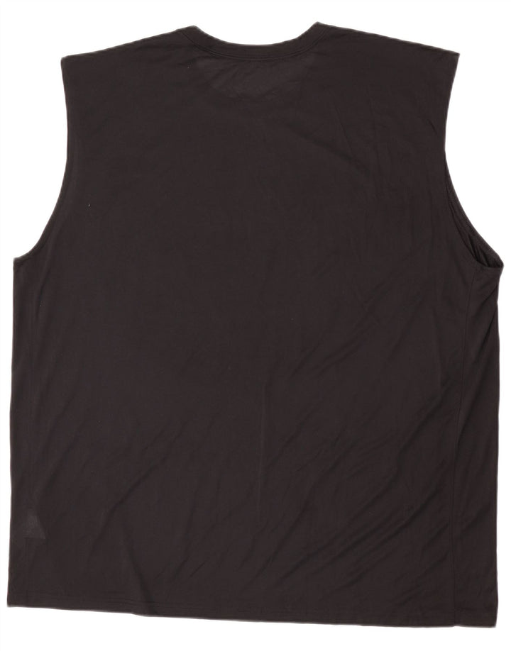 Męska kamizelka Nike Dri Fit Top 3XL, czarny poliester