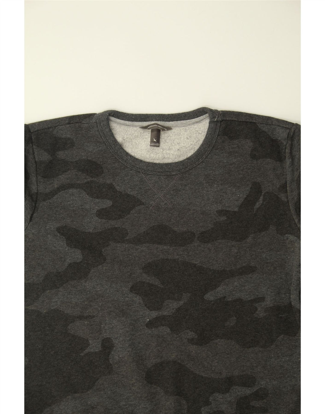EDDIE BAUER Boys Sweatshirt Jumper 13-14 Years Large Grey Camouflage Vintage Eddie Bauer and Second-Hand Eddie Bauer from Messina Hembry 