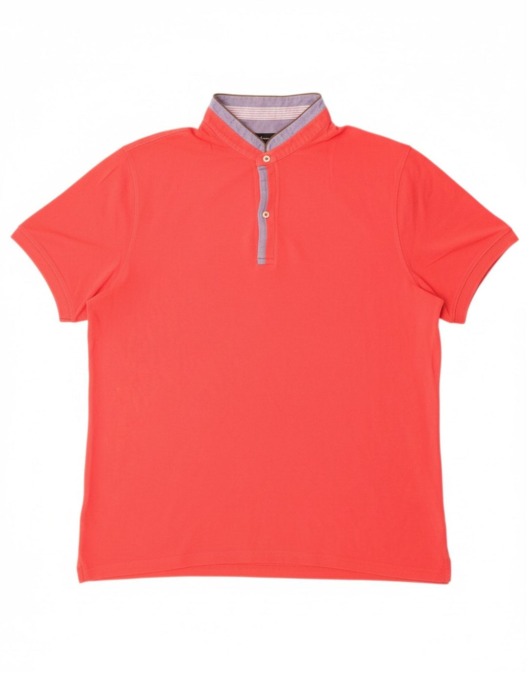 MASSIMO DUTTI Mens Polo Shirt Large Red