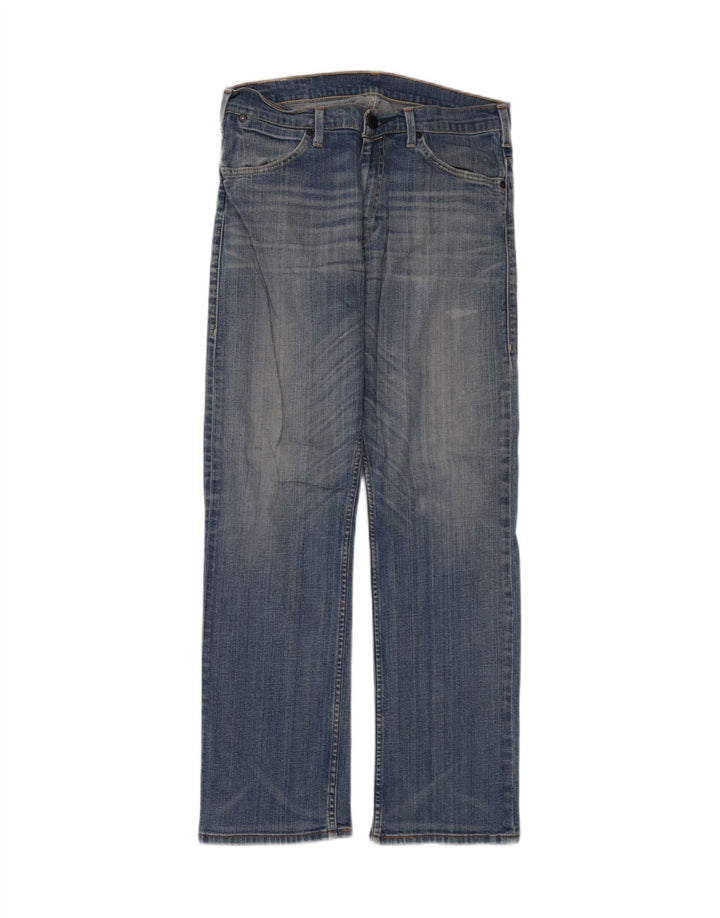 Męskie proste dżinsy Levi's W32 L32 Niebieskie bawełniane