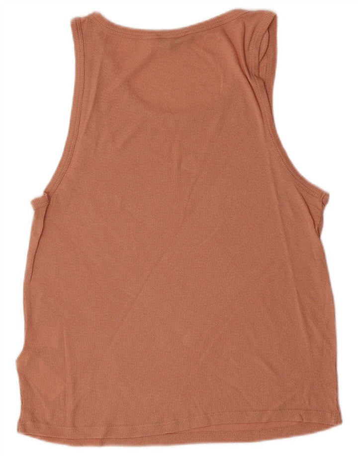 Damska kamizelka J. Crew UK 14, duża, pomarańczowa, bawełniana