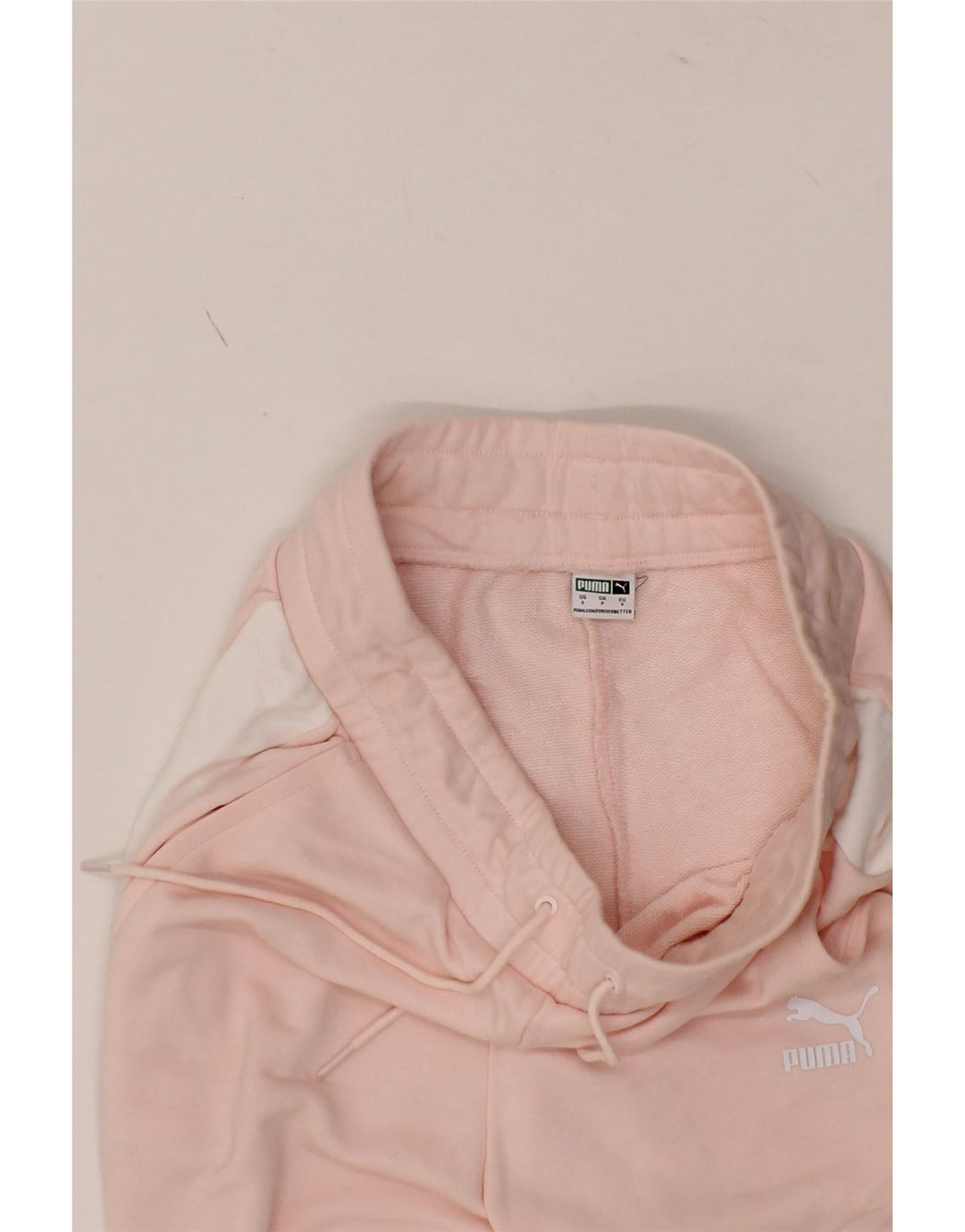 PUMA Womens Tracksuit Trousers UK 10 Small  Pink Colourblock Vintage Puma and Second-Hand Puma from Messina Hembry 