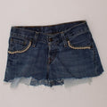LEVI'S Womens 518 Denim Shorts W27 Small  Blue Floral Vintage Levi's and Second-Hand Levi's from Messina Hembry 