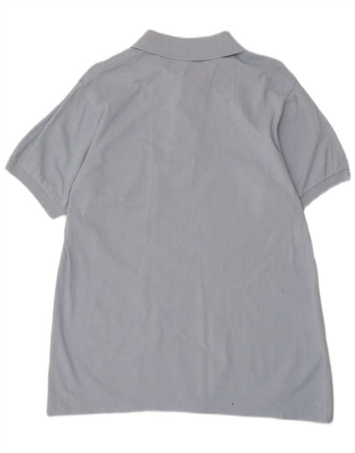 Męska koszulka polo Lacoste, rozmiar 4, średnia niebieska, bawełniana