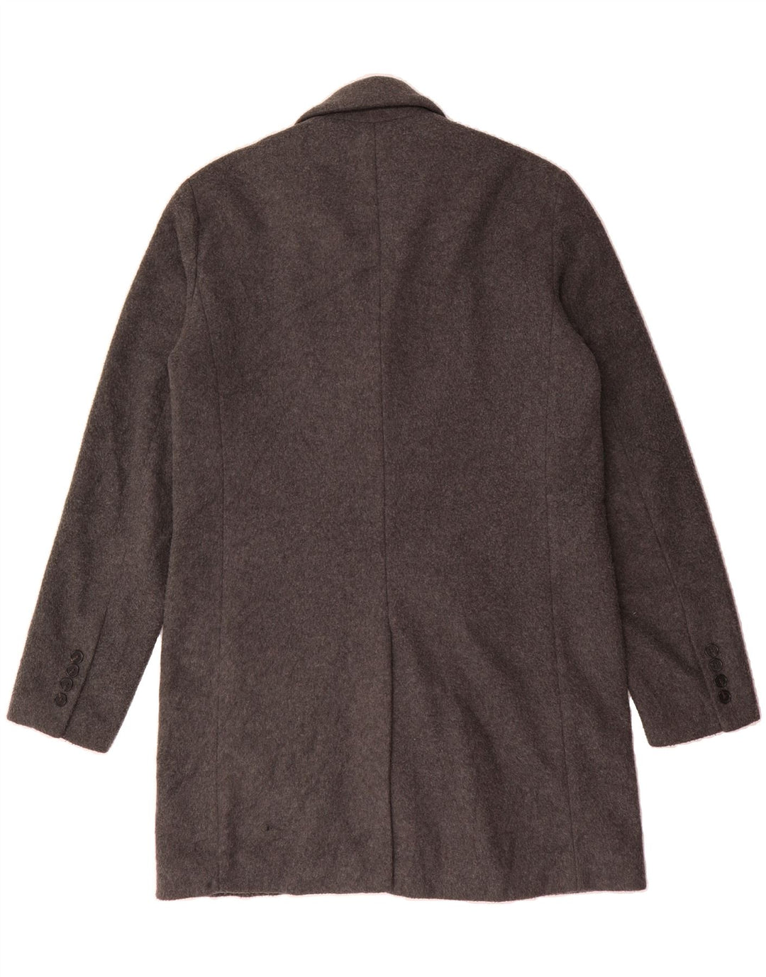 ZARA Mens Overcoat UK 42 XL Grey Polyester Vintage Zara and Second-Hand Zara from Messina Hembry 