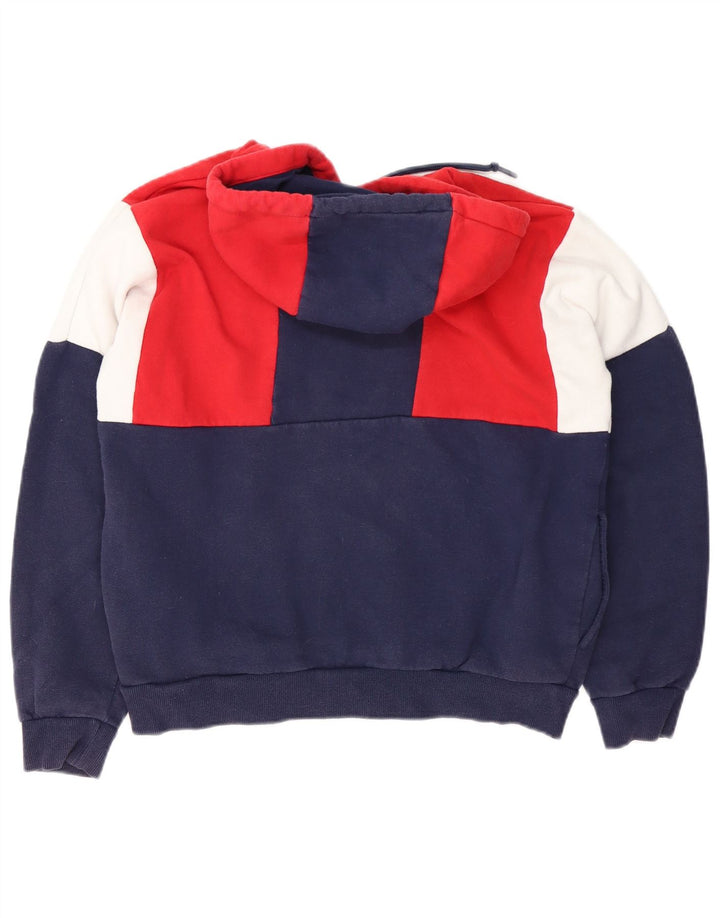 Damski sweter oversize z kapturem Fila UK 10, mały, wielobarwny blok kolorów